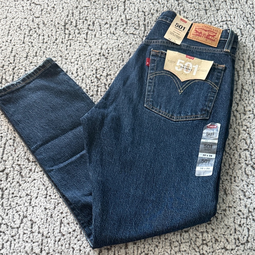Levi's 501 High Rise Skinny Jeans